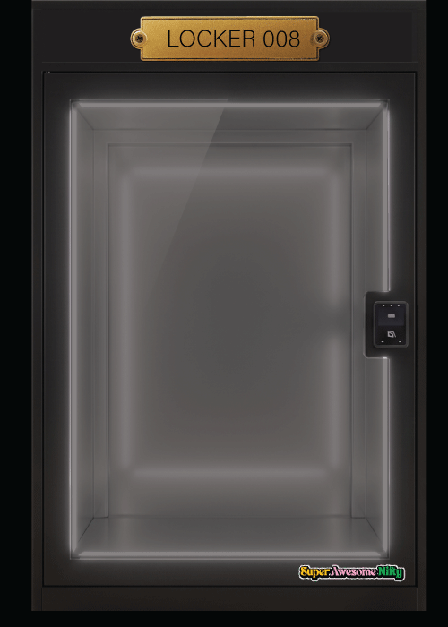 Locker 008 Black Gacha Art Station