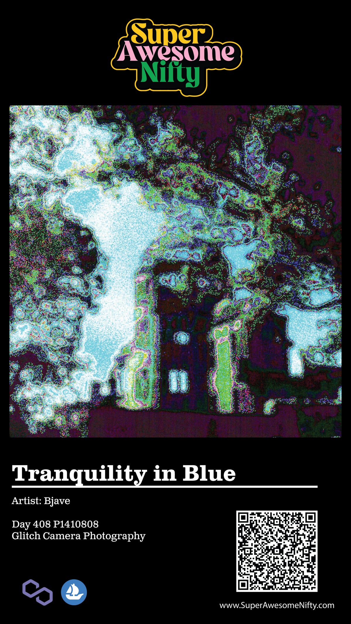 Glitch Photography | Thomas Bjave Price | Day 408 P1410808 | Tranquility in Blue
