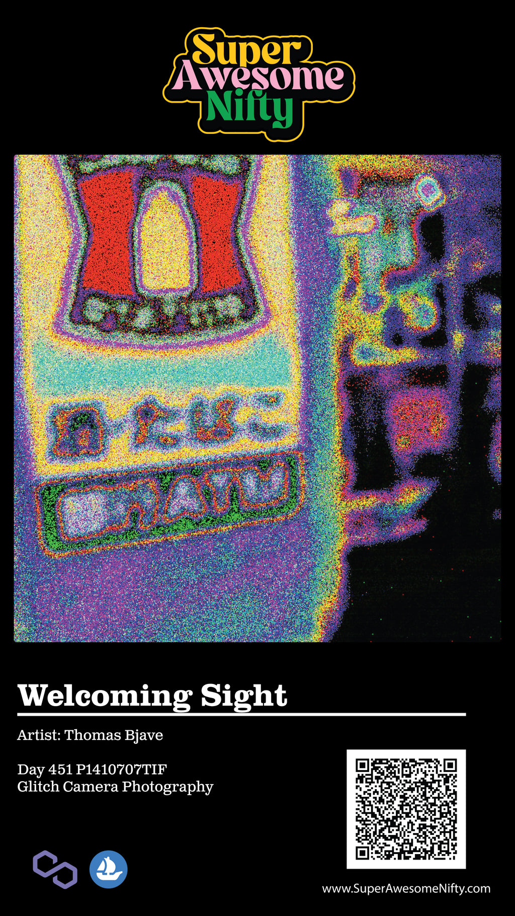 Glitch Photography | Thomas Bjave Price | Day 451 P1410707TIF | Welcoming Find | Lawson's Japan