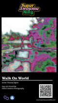 Glitch Photography | Thomas Bjave Price | 457 P1410726 Walk On World Glitch Camera Kanazawa Hanami-Bashi Flower Viewing Bridge Art