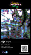 Glitch Photography | Thomas Bjave Price | Day 462 P1410736TIF | Tightrope | Kanazawa Maru 21st Century Museum of Art