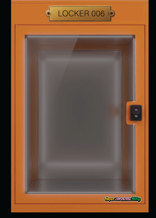 Locker 006 Orange Gacha Art Station