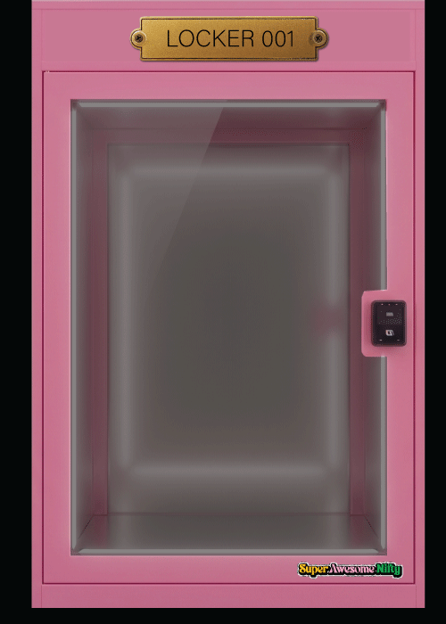 Locker 001  Pink Gacha Art Station