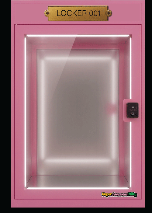 Locker 001  Pink Gacha Art Station