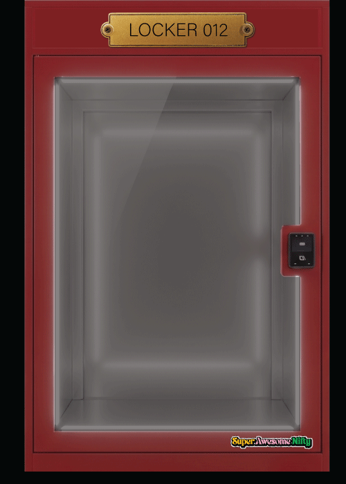 Locker 012 Red Gacha Art Station