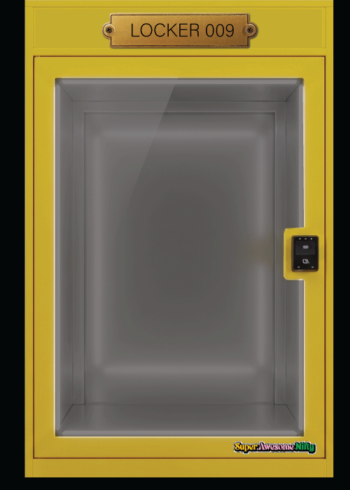 Locker 009 Yellow Gacha Art Station