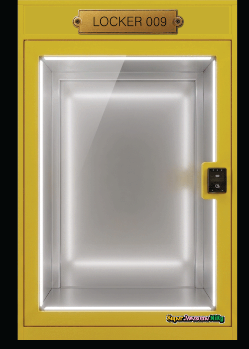 Locker 009 Yellow Gacha Art Station