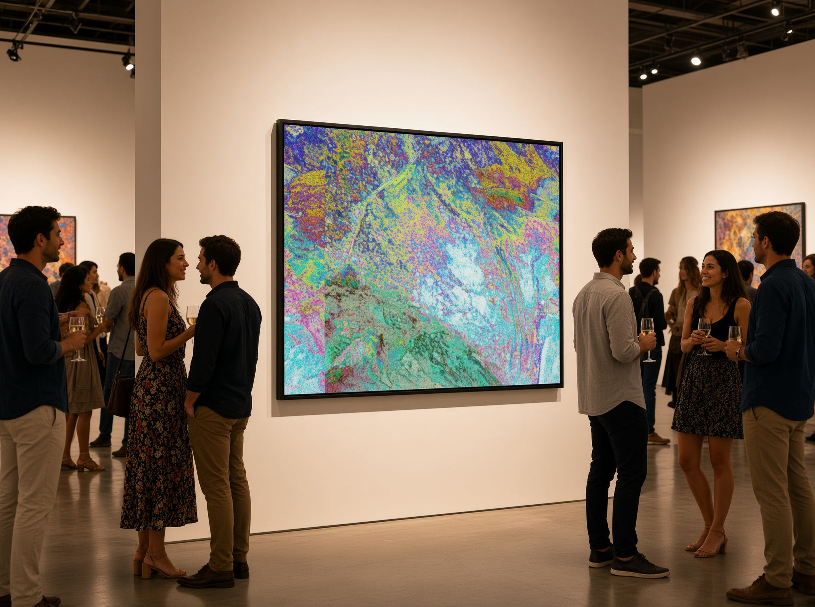 Glitch Photography | Thomas Bjave Price | Day 384 P1420449TIF  | Jackson Pollock-y